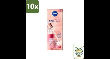 10 x NIVEA - Gezichtsserum - CELLular Expert Lift - Met Bakuchiol - Liftend effect - Alternatief voor Retinol - Voor alle huidtypen - 30 ml - Grootverpakking - Anti-aging Serum - Bakuchiol - Retinol Alternatief - Huidverjonging - Liftend Serum