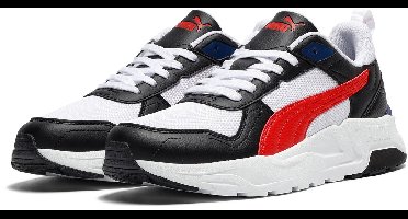 PUMA Trinity 2 LT Unisex Sneakers - PUMA White-For All Time Red-PUMA Black-Blue Jewel