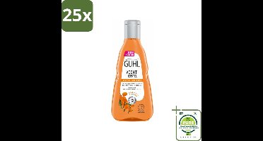 25 x Guhl - Shampoo - Vochtherstel - 250 ml - Grootverpakking - Droog Haar - Hydratatie Shampoo - Haarverzorging - Vochtherstellende Shampoo - Haar Glans