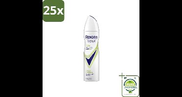 25 x Rexona - Deodorant Spray - Advanced Protection Stress Control - Tegen Stresszweet - 150 ml - Grootverpakking - 72 Uur Bescherming - Anti-transpirant - Stress - Zweet - Geur