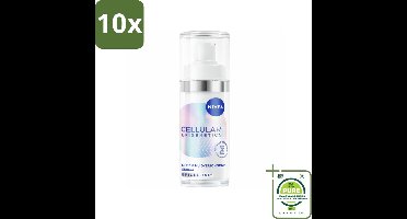 10 x NIVEA – Anti-Age Serum – Cellular Epigenetics – 30 ml - Grootverpakking - Anti-ouderdom - Gezichts-serum - Jeugdige Huid - Rimpelvermindering - Hydraatatie