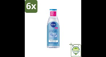 NIVEA – Micellair Reinigingswater – Refreshing – 200 ml - Voordeelverpakking - 6 stuks - Gezichtsreiniger - Micellair water