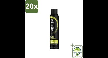 20 x SYOSS - Pure Fresh Droogshampoo - Shampoo - Langdurige Styling - 200ml - Grootverpakking - Droogshampoo - Fris Haar - Haarverzorging - Sjoss - Droogshampoo Zonder Siliconen
