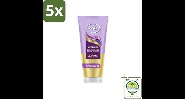 5 x Andrélon – Haarmasker WOW – Intense Repair – 180 ml - Grootverpakking - Haarkleur - Haarschade - Haarkracht - Haartype - Haarmasker