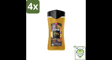 Axe – Douchegel – Peach Infusion – 225 ml - Voordeelverpakking - 4 stuks - Douchegel - Parfum