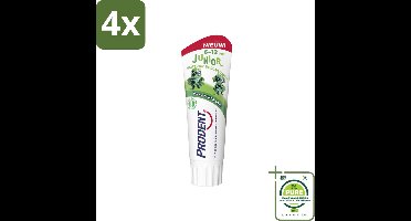 Prodent – Tandpasta Glazuurbeschermer – Kids 6+ – 75 ml - Voordeelverpakking - 4 stuks - Glazuurbeschermende tandpasta - Kindertandpasta