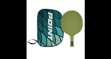 POINT Green Tafeltennis Set: Raket & Groene Hoes