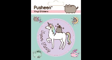 Pusheen Unicorn Vinyl Stickers (Pack of 5) (Multicoloured)
