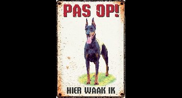 Plenty gifts waakbord blik grote hond - Default Title