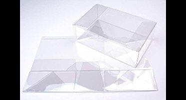 Plastic Doosjes 24,2x15,2x7,6cm Autolock Bodem (25 stuks)