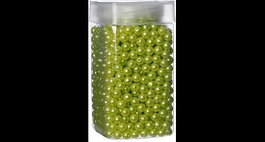 Parels 8 mm Limoengroen 220 gram (1 st)