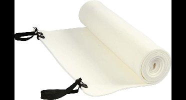 Slaap mat, L: 180 cm, B: 50 cm, dikte 6 mm, wit, 1 stuk