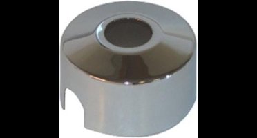 De Beer kraanrozet verchroomd 1/2 x40mm met uitsparing voor montage op muur