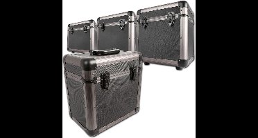 Platenkoffer - Set van 4 Power Dynamics RC80 platenkoffers voor 240 platen (12) - Titanium