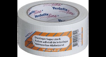 Verlofix Duct Tape Wit – Extra Sterk – 50mm x 25m – Waterbestendig