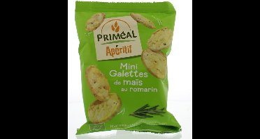 Primeal Aperitive mini maiscrackers olijf rozemarijn 50 gram