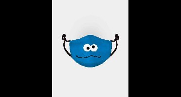 Sesame Street Masker Cookie Monster Blauw