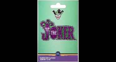 Patch Joker Batman Polyester Paars