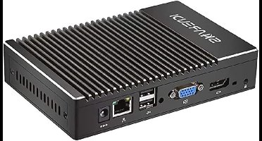 Mini PC – Mini Desktop – Kleine PC – Compacte Computer – Windows 10 Pro – AMD A6-1450 Quad Core – 8 GB RAM & 128 GB SSD – Dual-Band WiFi & Wake-on-LAN