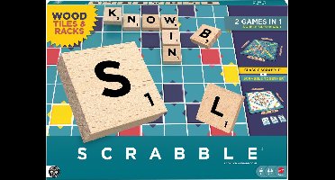 Mattel Scrabble bordspel klassiek familie spel educatief 2-4 spelers.