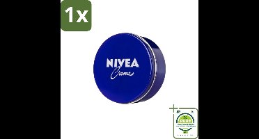 1 x Nivea – Crème – Voor Gezicht, Handen en Lichaam – 250 ml - Nivea Crème - Gezichtscreme - Handen Crème - Lichaamscreme - Hydratatie
