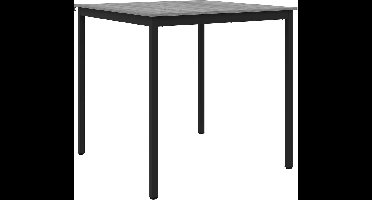 vidaXL - Staande - Bartafel - Bewerkt - hout