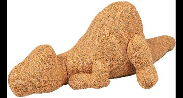 Quasi Chenille hondenspeeltje 41x20x13cm bruin