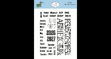 ECD Clear stamps A5 - Calender elements