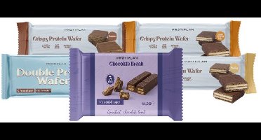 Protiplan - Mix Wafels - Eiwitrijke Wafels - Mixverpakking - Voordeelpakket