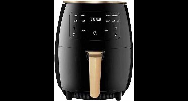 Heteluchtfriteuse - Airfryer - 4.5L- 1400W - Intelligente Deep Air Fryer - Heteluchtcirculatiekoker - Smart Touch AirFryer - Zwart