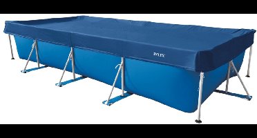 Intex - Afdekzeil - Small Rectangular Pool Cover - 450 x 220 cm - Blauw - Zwembad Afdekzeil - Zwembadhoes - Zwembad Bescherming - Zwembad Afdekking - Zwembad Onderhoud
