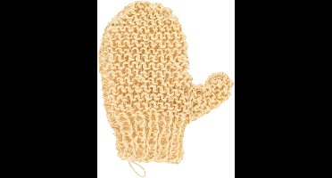 Sundo massagehandschoen met duim 23 × 18 cm – sisal natuurlijke vezel voor intensieve massage