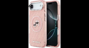 Karl Lagerfeld Telefoonhoesje voor iPhone 17 Air - MagSafe geschikt - Roze