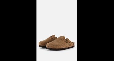 Scholl Klomp Fae Suede Vrouwen - Taupe