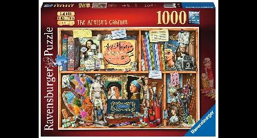 Ravensburger - 1000 Stukjes Serie - Legpuzzel - Schap van de Kunstenaar - Softclick Technologie