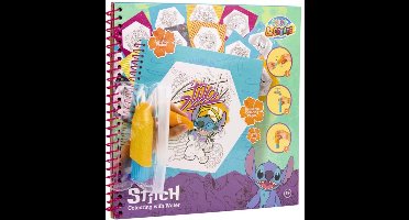 Disney Stitch - Water Kleurboek - 12 Afbeeldingen - Herbruikbaar
