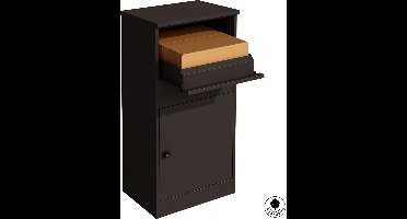 4gardenz® Grote Pakketbrievenbus met Slot - Pakketbox - Zwart