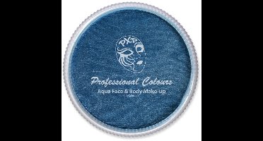 PartyXplosion - Schmink - Aqua face & body paint - Pearl Dark Blue 30 gram
