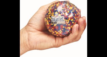 Spordas speelgoed bal Squelet Ball transparant kleurrijk speelgoed.