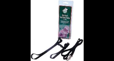 Nylon Kattentuig Met Lijn Zwart