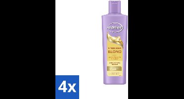 Andrélon – Shampoo – Stralend Blond – 250 ml - Voordeelverpakking - 4 stuks