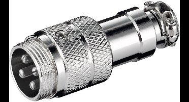 Microfoonplug male NC526 4 polig microfoon koppeling voor o.a. 27mc microfoons
