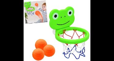 Badspeelgoed - Badbasketbalring voor kinderen en peuters - Badspeelgoed en douchespeelgoed voor kinderen, Zuignapbasketbalring en 3 ballen zonder gaten voor jongens en meisjes