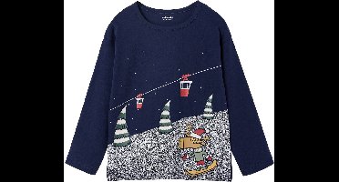 Vertbaudet Jongensshirt met kerstprint