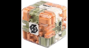 3D-puzzelkubus - Uitdagende 3x3 doolhofpuzzel - Educatief sensorisch speelgoed - Antistressspeelgoed voor volwassenen - Denkspel met hoge moeilijkheidsgraad (oranje)