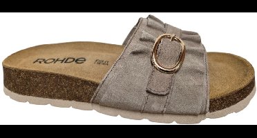 Rohde 1763 14 Slippers Beige Suede Dames - Beige - 42