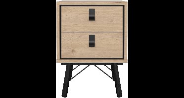 Giga Living Nachtkastje Ry - Naturel - 45x40x60cm