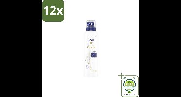 Dove Shower Foam Deeply Nourishing Cotton Oil 200 ml - Voordeelverpakking - 12 stuks - Douchefoam - Huid verzorging