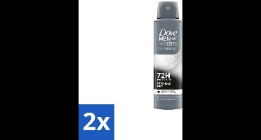 Dove Men+Care – Deodorant Spray – Invisible Dry – 150 ml - Voordeelverpakking - 2 stuks