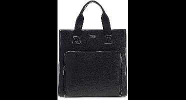 GUESS schoudertas met laptopvak Boston Tote Black zwart
